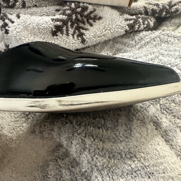 Liliana Black Patent Leather Flats - Picture 8 of 8